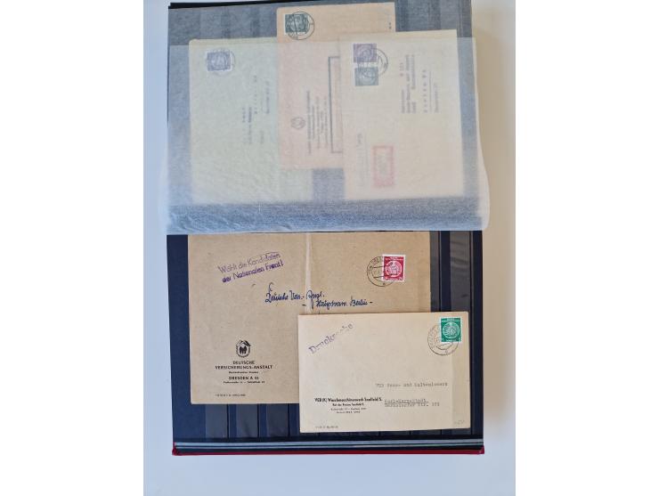 1949/90, umfangreiche gestempelte und zusätzlich postfrisch/ungebrauchte Sammlung mit einigen Doubletten und sehr vielen Brie