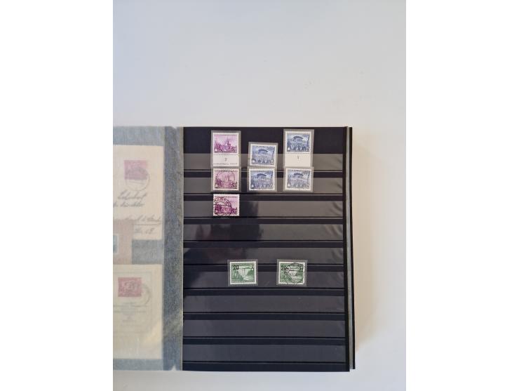 1949/90, umfangreiche gestempelte und zusätzlich postfrisch/ungebrauchte Sammlung mit einigen Doubletten und sehr vielen Brie