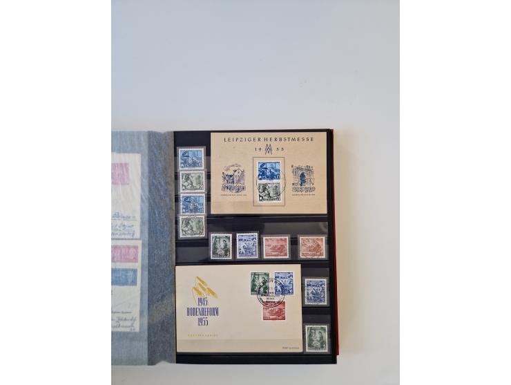 1949/90, umfangreiche gestempelte und zusätzlich postfrisch/ungebrauchte Sammlung mit einigen Doubletten und sehr vielen Brie