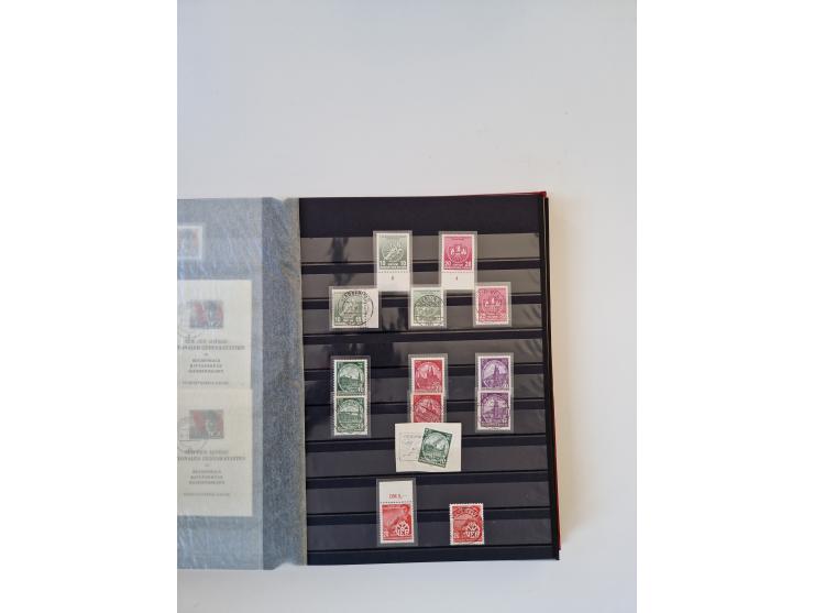 1949/90, umfangreiche gestempelte und zusätzlich postfrisch/ungebrauchte Sammlung mit einigen Doubletten und sehr vielen Brie