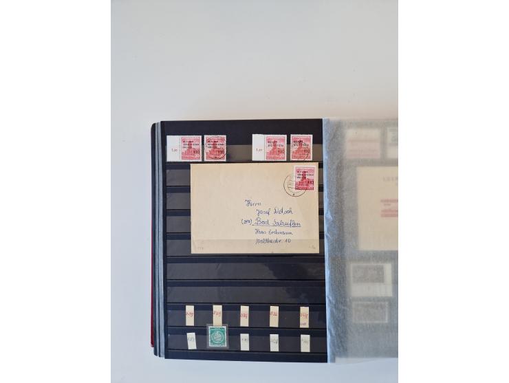 1949/90, umfangreiche gestempelte und zusätzlich postfrisch/ungebrauchte Sammlung mit einigen Doubletten und sehr vielen Brie