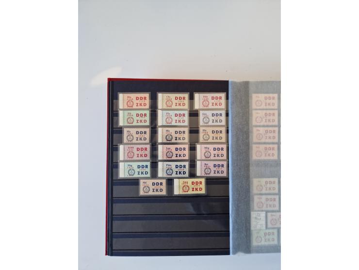 1949/90, umfangreiche gestempelte und zusätzlich postfrisch/ungebrauchte Sammlung mit einigen Doubletten und sehr vielen Brie