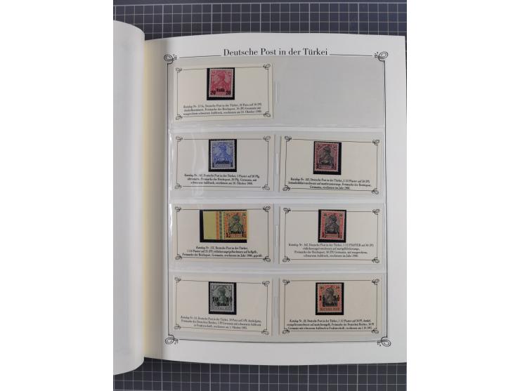 China bis Togo, postfrische Sammlung auf Abo-Karten mit u.a. DP China Mi.-Nr. 25-26I, Marokko Mi.-Nr. 18I/II (KB Jäschke-L. B