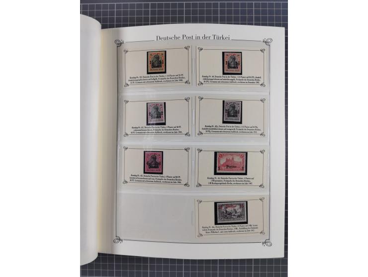 China bis Togo, postfrische Sammlung auf Abo-Karten mit u.a. DP China Mi.-Nr. 25-26I, Marokko Mi.-Nr. 18I/II (KB Jäschke-L. B