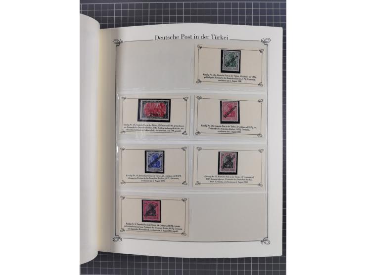 China bis Togo, postfrische Sammlung auf Abo-Karten mit u.a. DP China Mi.-Nr. 25-26I, Marokko Mi.-Nr. 18I/II (KB Jäschke-L. B