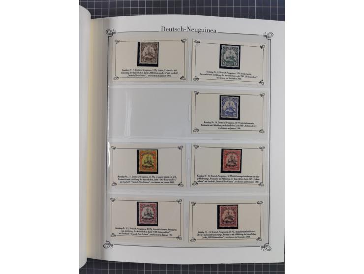 China bis Togo, postfrische Sammlung auf Abo-Karten mit u.a. DP China Mi.-Nr. 25-26I, Marokko Mi.-Nr. 18I/II (KB Jäschke-L. B