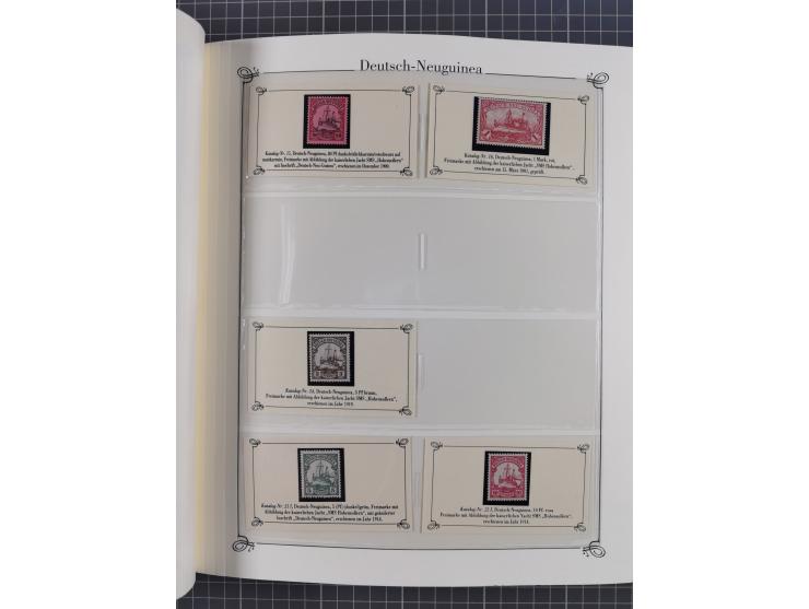 China bis Togo, postfrische Sammlung auf Abo-Karten mit u.a. DP China Mi.-Nr. 25-26I, Marokko Mi.-Nr. 18I/II (KB Jäschke-L. B