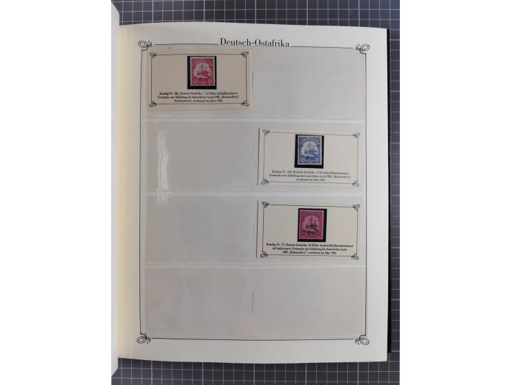 China bis Togo, postfrische Sammlung auf Abo-Karten mit u.a. DP China Mi.-Nr. 25-26I, Marokko Mi.-Nr. 18I/II (KB Jäschke-L. B