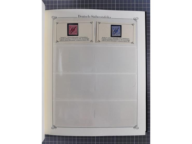 China bis Togo, postfrische Sammlung auf Abo-Karten mit u.a. DP China Mi.-Nr. 25-26I, Marokko Mi.-Nr. 18I/II (KB Jäschke-L. B