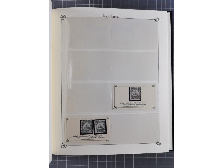 China bis Togo, postfrische Sammlung auf Abo-Karten mit u.a. DP China Mi.-Nr. 25-26I, Marokko Mi.-Nr. 18I/II (KB Jäschke-L. B