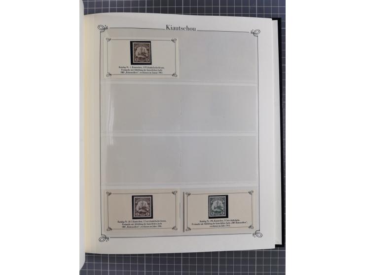 China bis Togo, postfrische Sammlung auf Abo-Karten mit u.a. DP China Mi.-Nr. 25-26I, Marokko Mi.-Nr. 18I/II (KB Jäschke-L. B