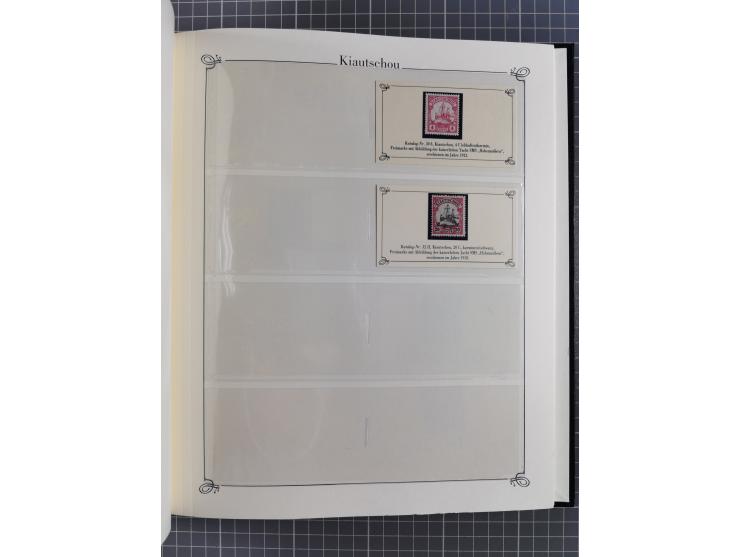 China bis Togo, postfrische Sammlung auf Abo-Karten mit u.a. DP China Mi.-Nr. 25-26I, Marokko Mi.-Nr. 18I/II (KB Jäschke-L. B