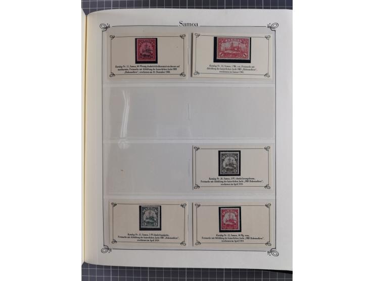 China bis Togo, postfrische Sammlung auf Abo-Karten mit u.a. DP China Mi.-Nr. 25-26I, Marokko Mi.-Nr. 18I/II (KB Jäschke-L. B