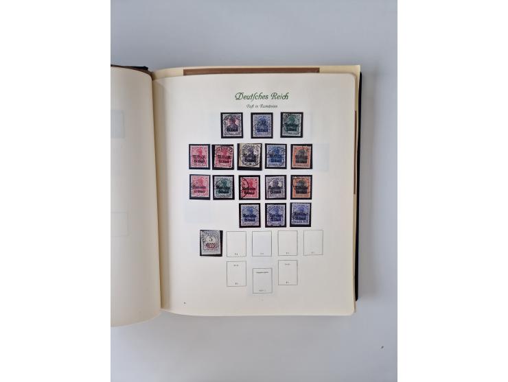 1914/45, ungebraucht/postfrische und gestempelte Sammlung Besetzung I. und II. Weltkrieg, Abstimmungsgebiete, Danzig und Meme