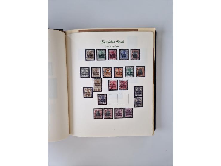 1914/45, ungebraucht/postfrische und gestempelte Sammlung Besetzung I. und II. Weltkrieg, Abstimmungsgebiete, Danzig und Meme