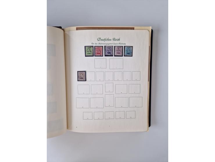 1914/45, ungebraucht/postfrische und gestempelte Sammlung Besetzung I. und II. Weltkrieg, Abstimmungsgebiete, Danzig und Meme