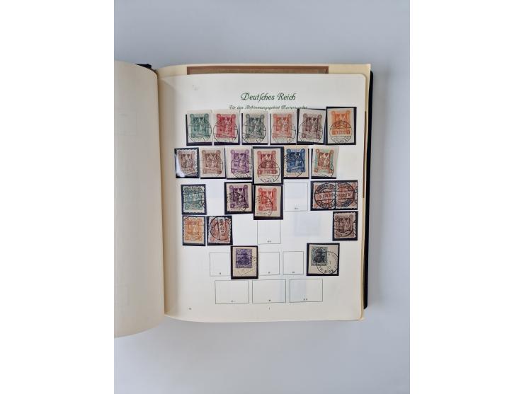 1914/45, ungebraucht/postfrische und gestempelte Sammlung Besetzung I. und II. Weltkrieg, Abstimmungsgebiete, Danzig und Meme