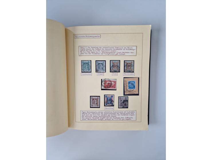 1914/45, ungebraucht/postfrische und gestempelte Sammlung Besetzung I. und II. Weltkrieg, Abstimmungsgebiete, Danzig und Meme