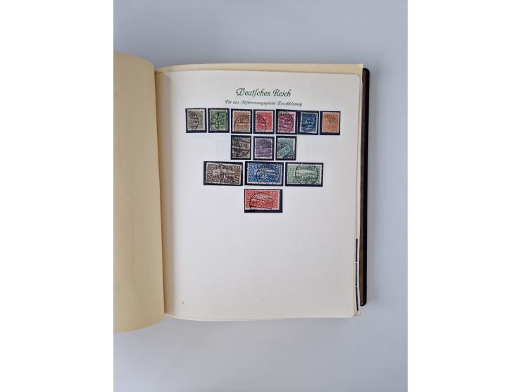 1914/45, ungebraucht/postfrische und gestempelte Sammlung Besetzung I. und II. Weltkrieg, Abstimmungsgebiete, Danzig und Meme