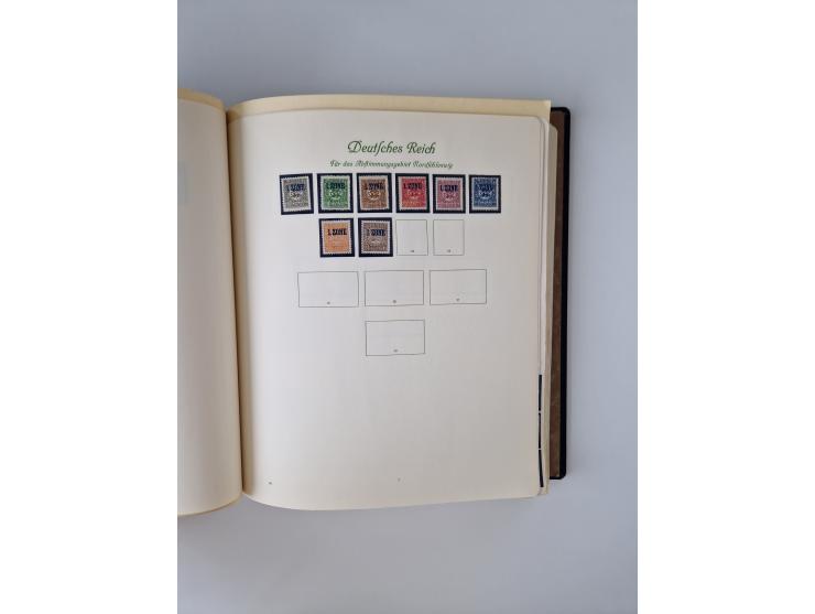 1914/45, ungebraucht/postfrische und gestempelte Sammlung Besetzung I. und II. Weltkrieg, Abstimmungsgebiete, Danzig und Meme