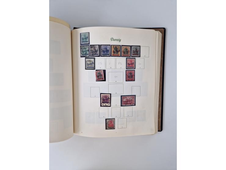1914/45, ungebraucht/postfrische und gestempelte Sammlung Besetzung I. und II. Weltkrieg, Abstimmungsgebiete, Danzig und Meme