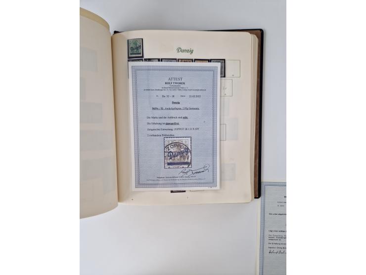 1914/45, ungebraucht/postfrische und gestempelte Sammlung Besetzung I. und II. Weltkrieg, Abstimmungsgebiete, Danzig und Meme