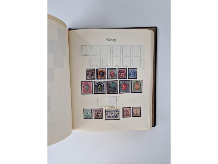 1914/45, ungebraucht/postfrische und gestempelte Sammlung Besetzung I. und II. Weltkrieg, Abstimmungsgebiete, Danzig und Meme