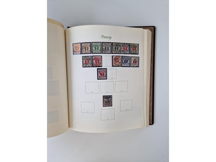 1914/45, ungebraucht/postfrische und gestempelte Sammlung Besetzung I. und II. Weltkrieg, Abstimmungsgebiete, Danzig und Meme