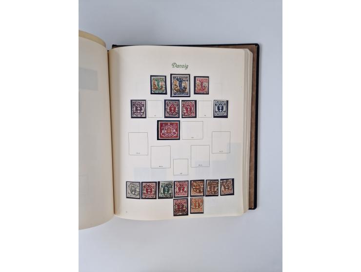 1914/45, ungebraucht/postfrische und gestempelte Sammlung Besetzung I. und II. Weltkrieg, Abstimmungsgebiete, Danzig und Meme