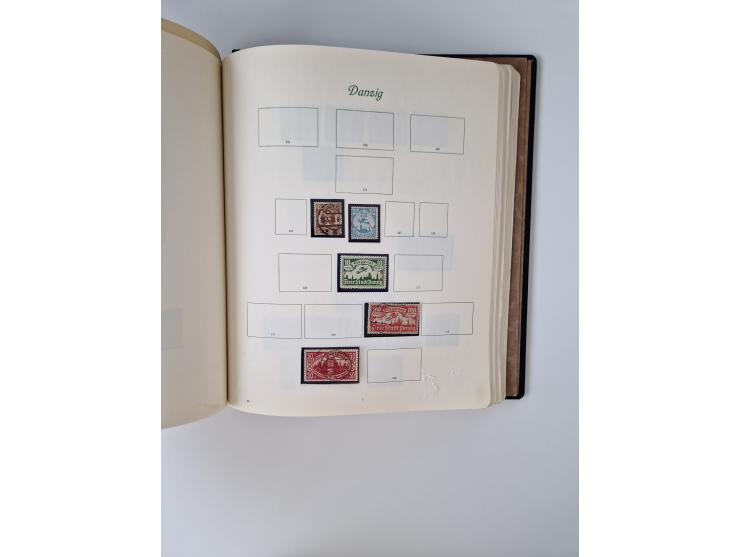 1914/45, ungebraucht/postfrische und gestempelte Sammlung Besetzung I. und II. Weltkrieg, Abstimmungsgebiete, Danzig und Meme