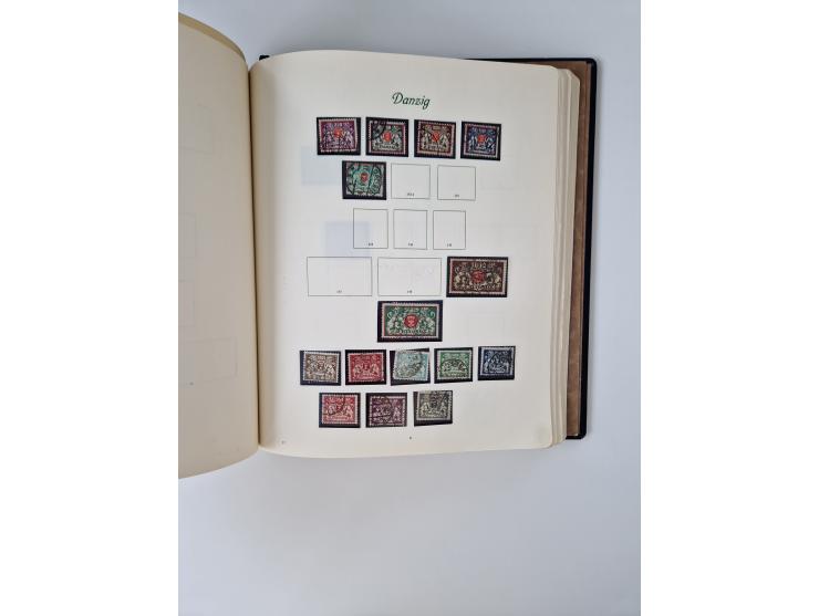 1914/45, ungebraucht/postfrische und gestempelte Sammlung Besetzung I. und II. Weltkrieg, Abstimmungsgebiete, Danzig und Meme