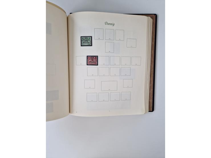 1914/45, ungebraucht/postfrische und gestempelte Sammlung Besetzung I. und II. Weltkrieg, Abstimmungsgebiete, Danzig und Meme