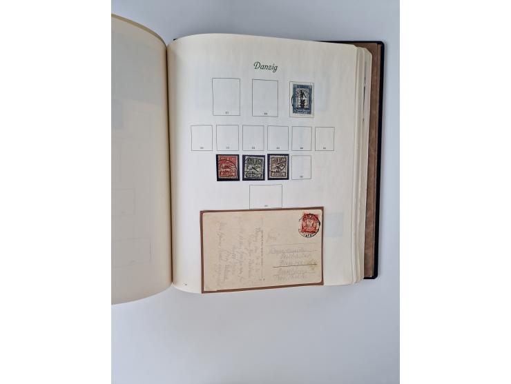 1914/45, ungebraucht/postfrische und gestempelte Sammlung Besetzung I. und II. Weltkrieg, Abstimmungsgebiete, Danzig und Meme