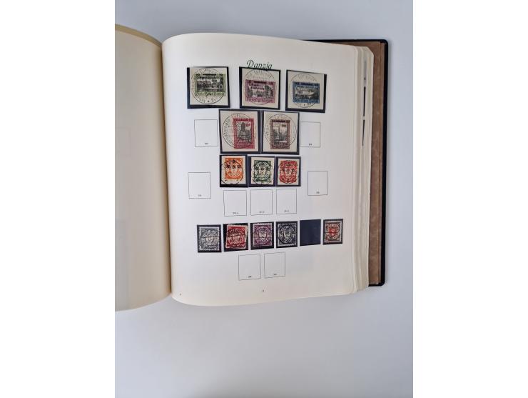 1914/45, ungebraucht/postfrische und gestempelte Sammlung Besetzung I. und II. Weltkrieg, Abstimmungsgebiete, Danzig und Meme