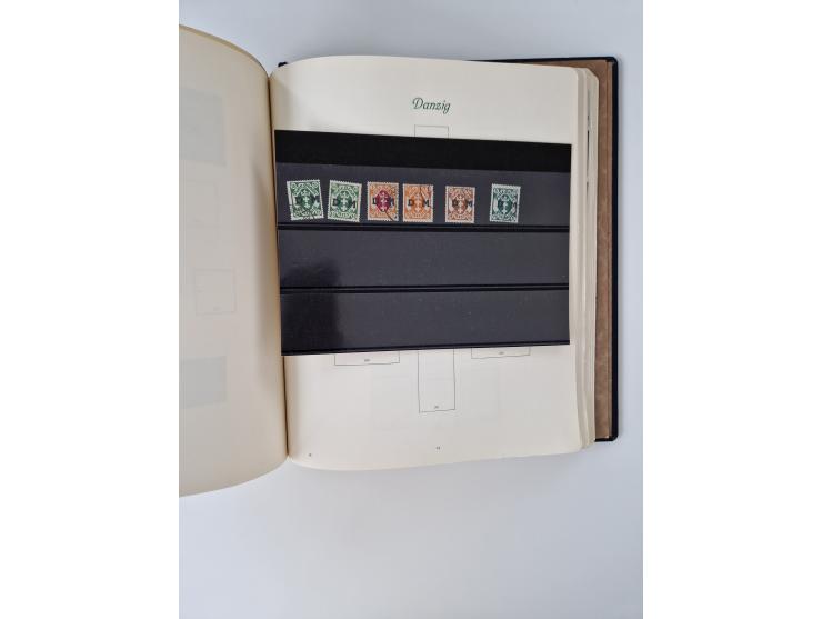 1914/45, ungebraucht/postfrische und gestempelte Sammlung Besetzung I. und II. Weltkrieg, Abstimmungsgebiete, Danzig und Meme