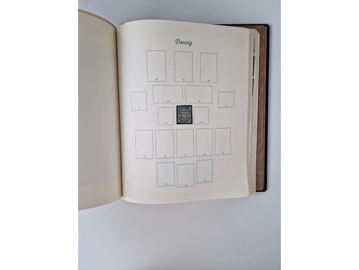 1914/45, ungebraucht/postfrische und gestempelte Sammlung Besetzung I. und II. Weltkrieg, Abstimmungsgebiete, Danzig und Meme