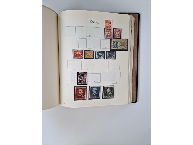 1914/45, ungebraucht/postfrische und gestempelte Sammlung Besetzung I. und II. Weltkrieg, Abstimmungsgebiete, Danzig und Meme