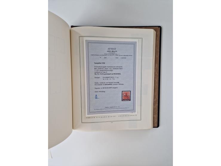 1914/45, ungebraucht/postfrische und gestempelte Sammlung Besetzung I. und II. Weltkrieg, Abstimmungsgebiete, Danzig und Meme