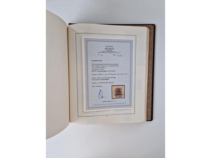 1914/45, ungebraucht/postfrische und gestempelte Sammlung Besetzung I. und II. Weltkrieg, Abstimmungsgebiete, Danzig und Meme