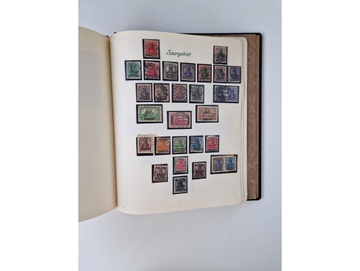 1914/45, ungebraucht/postfrische und gestempelte Sammlung Besetzung I. und II. Weltkrieg, Abstimmungsgebiete, Danzig und Meme