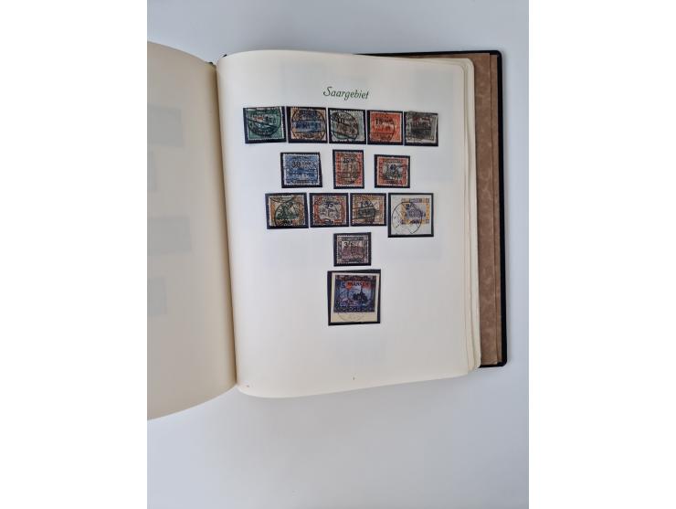 1914/45, ungebraucht/postfrische und gestempelte Sammlung Besetzung I. und II. Weltkrieg, Abstimmungsgebiete, Danzig und Meme