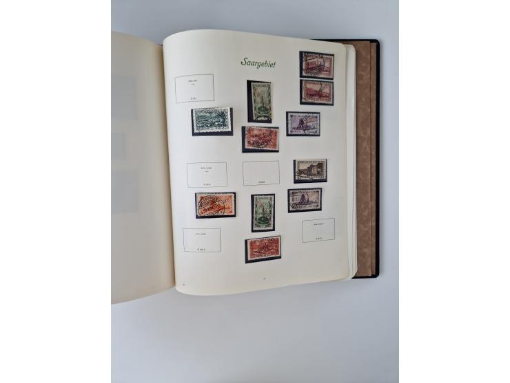 1914/45, ungebraucht/postfrische und gestempelte Sammlung Besetzung I. und II. Weltkrieg, Abstimmungsgebiete, Danzig und Meme