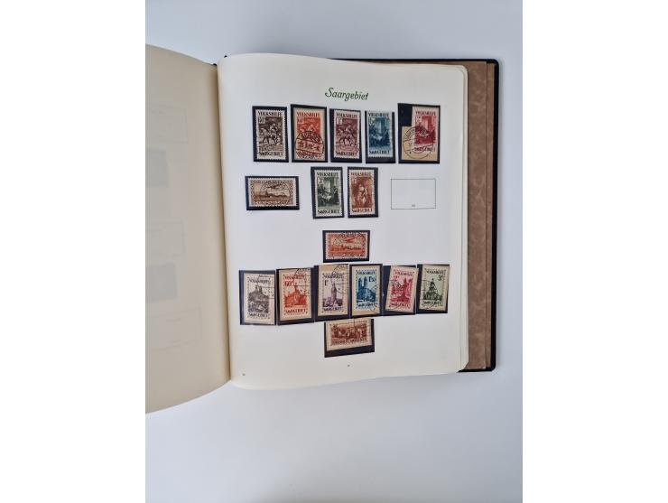 1914/45, ungebraucht/postfrische und gestempelte Sammlung Besetzung I. und II. Weltkrieg, Abstimmungsgebiete, Danzig und Meme