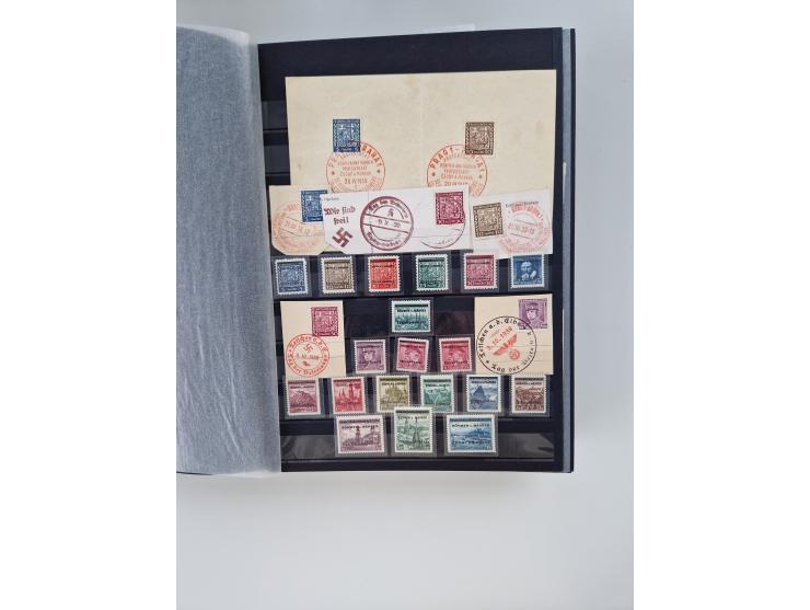 1914/45, ungebraucht/postfrische und gestempelte Sammlung Besetzung I. und II. Weltkrieg, Abstimmungsgebiete, Danzig und Meme