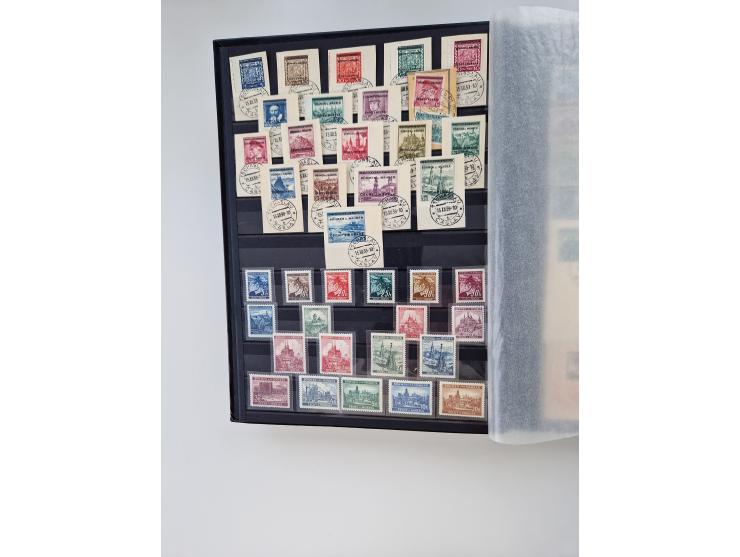 1914/45, ungebraucht/postfrische und gestempelte Sammlung Besetzung I. und II. Weltkrieg, Abstimmungsgebiete, Danzig und Meme