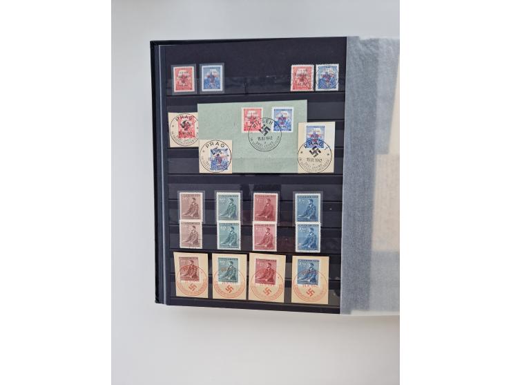 1914/45, ungebraucht/postfrische und gestempelte Sammlung Besetzung I. und II. Weltkrieg, Abstimmungsgebiete, Danzig und Meme