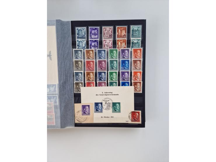 1914/45, ungebraucht/postfrische und gestempelte Sammlung Besetzung I. und II. Weltkrieg, Abstimmungsgebiete, Danzig und Meme