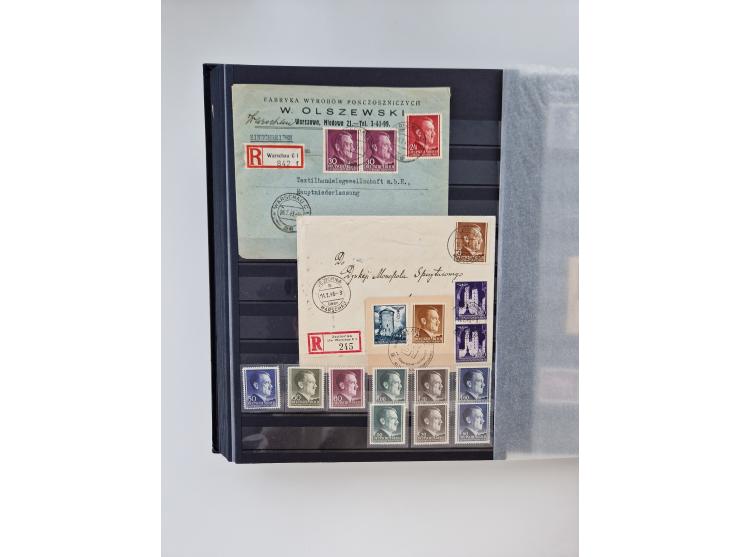 1914/45, ungebraucht/postfrische und gestempelte Sammlung Besetzung I. und II. Weltkrieg, Abstimmungsgebiete, Danzig und Meme