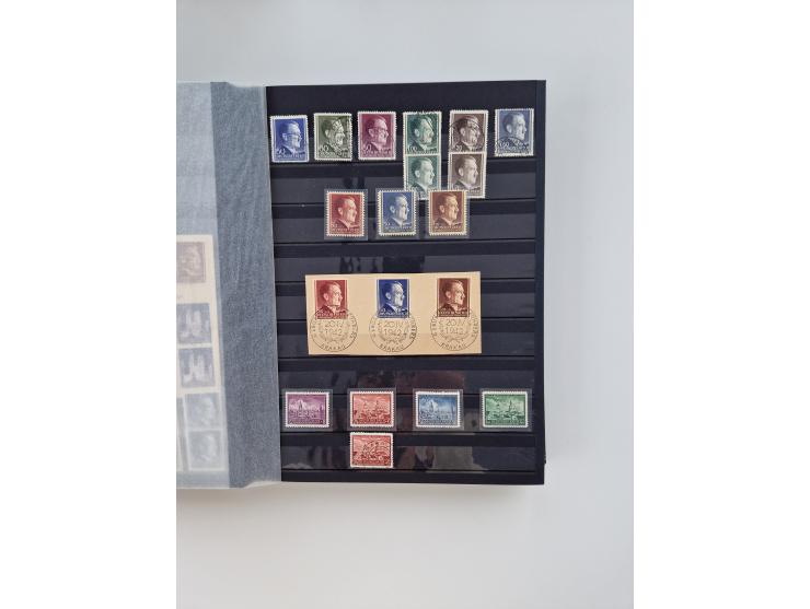 1914/45, ungebraucht/postfrische und gestempelte Sammlung Besetzung I. und II. Weltkrieg, Abstimmungsgebiete, Danzig und Meme