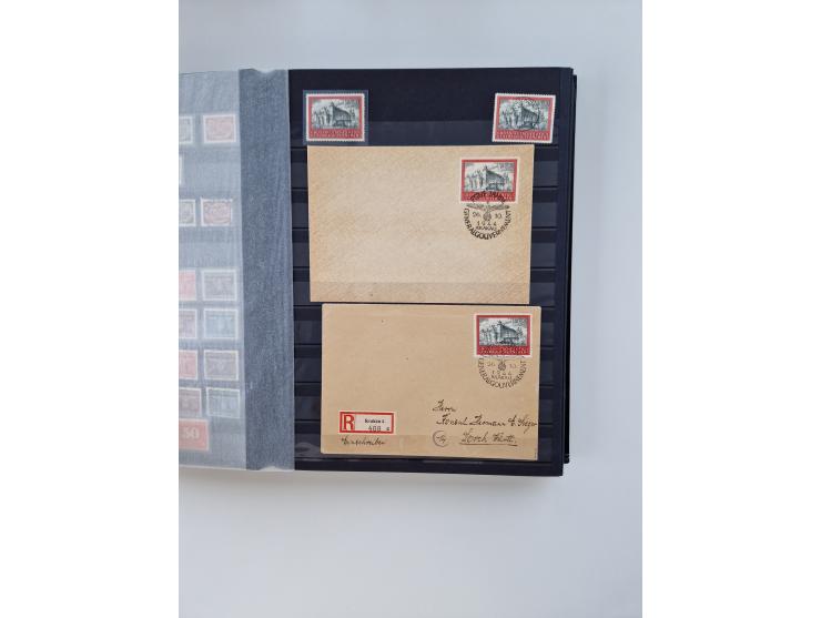 1914/45, ungebraucht/postfrische und gestempelte Sammlung Besetzung I. und II. Weltkrieg, Abstimmungsgebiete, Danzig und Meme